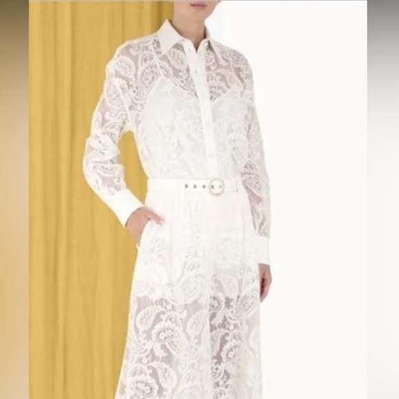Zimmermann Ivory Lace Blouse - Picture 1 of 10